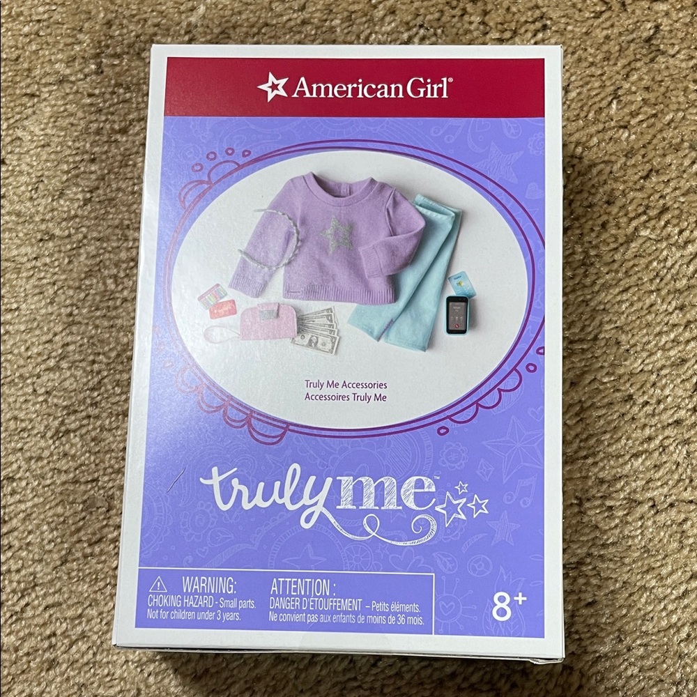 American Girl Truly Me Lavender and Aqua Set